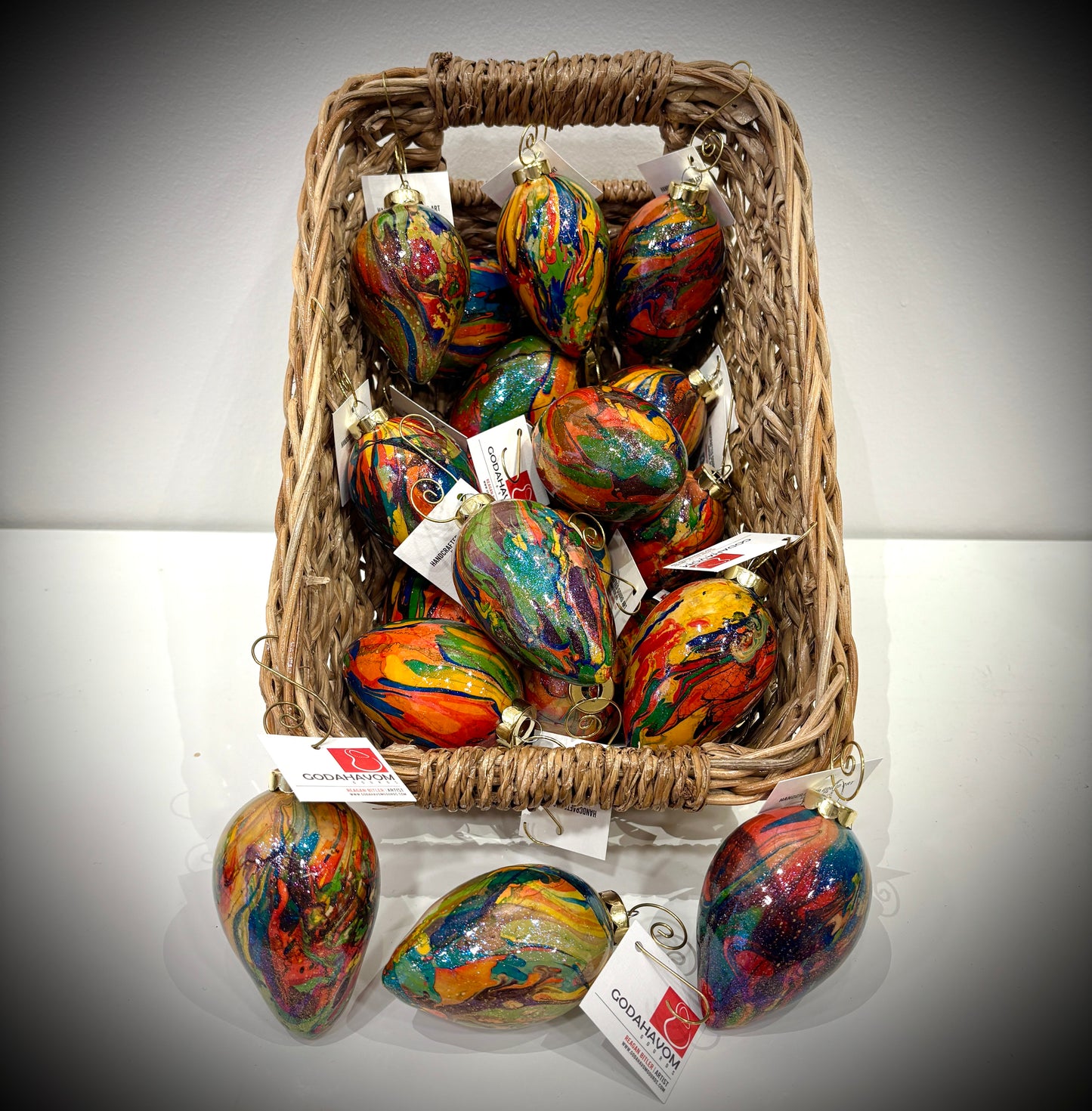 Gourd Painting Class - July 19 - Christmas In July - Ornament